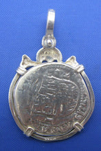 Load image into Gallery viewer, '2 Reale' Pirate Treasure Doubloon Replica with Skull Bezel