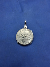 Load image into Gallery viewer, Sterling Silver Replica Atocha Shipwreck Piece of Eight Pirate Coin Pendant
