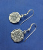 Small Atocha Shipwreck Reproduction Coins Pirate Earrings With French Wire