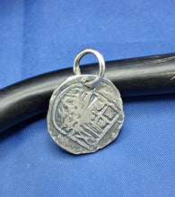 Load image into Gallery viewer, Sterling Silver Atocha Shipwreck Replica Coin With Jump Ring Pendant

