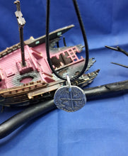 Load image into Gallery viewer, Sterling Silver Atocha Shipwreck Replica Coin With Jump Ring Pendant
