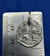 Load image into Gallery viewer, Sterling Silver Atocha Shipwreck Replica Coin With Jump Ring Pendant
