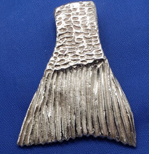 Load image into Gallery viewer, Custom Handcrafted Original Large Sterling Silver Red Fish Tail Pendant
