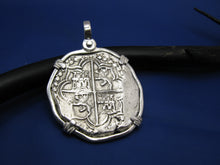 Load image into Gallery viewer, Large Replica Pirate Piece of Eight Pendant
