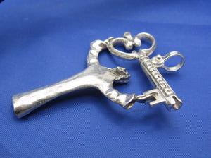 Key Largo Christ of the Abyss Key Pendant in Sterling Silver