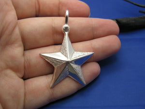 Sterling Silver Handcrafted Sailor's Nautical Star Necklace by Crisol Jewelry