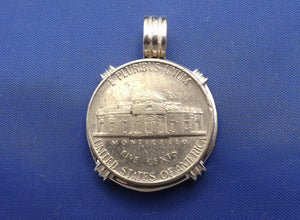 Sterling Silver "1 Reale" Atocha Replica Coin with Barrel Bail