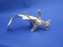 Load image into Gallery viewer, Very Large Sized Attention Grabbing Nautical Sterling Silver Custom Hammerhead Shark Pendant
