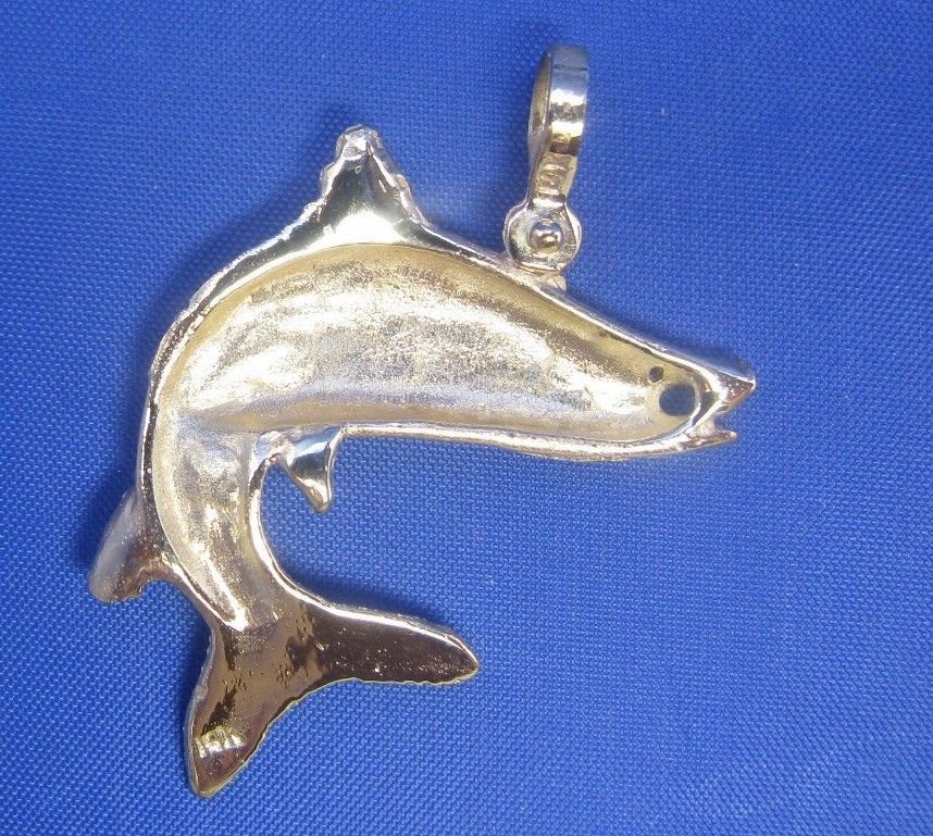 Extra Large Men's Snook & Fish Hook Nautical Pendant – Crisol Jewelry