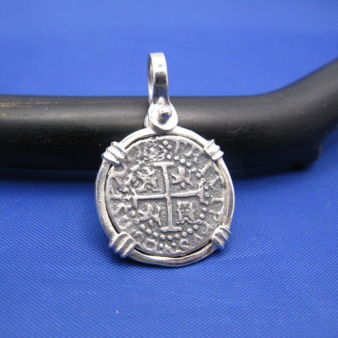 Sterling Silver Small Atocha Shipwreck Coin Replica Crisol Jewelry